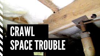 Crawl Space Trouble During a Charlotte Home Inspection