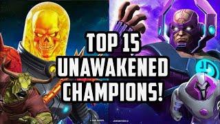 MCOC - TOP 15 Unawakened Champions to RANK 4 -  JULY 2024 - MARVEL CONTEST OF CHAMPIONS!