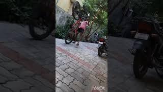 How to wheelie Just 5steps #shorts#youtube#video#kaipulla#channel#wheelie