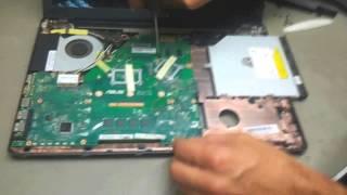 Разборка ноутбука ASUS F552C