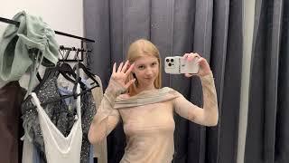 [4K] TRANSPARENT Clothing Try On Haul | Try on Haul with Lolly