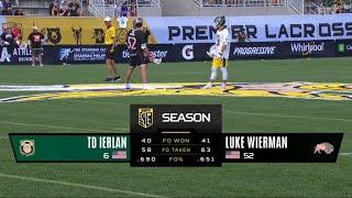 TD Ierlan vs Luke Wierman | Denver Outlaws vs California Redwoods | PLL FO Highlights | 6/29/24