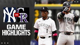 Yankees vs. Rockies Game Highlights (5/25/25) | MLB Highlights