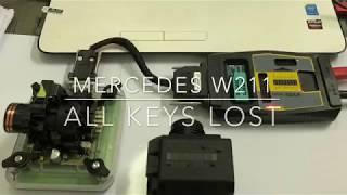 Mercedes Benz W211 all key lost program by Vvdi Prog + Vvdi EZS Adapter and Vvdi MB BGA Tool