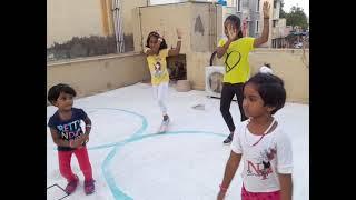 #Singapenney & Ek, Dho, Theen fusion dance by Thanvi, Nila, Kavya and Dharshi