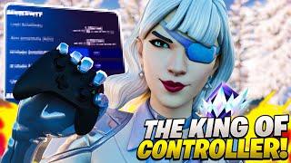 The KING Of CONTROLLER!  + *NEW* BEST Controller Settings For Fortnite Chapter 5! (PS4/PS5/XBOX/PC)