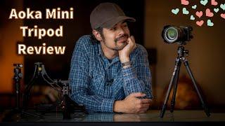 Aoka Mini Tripod Review - Why I love this short tripod!