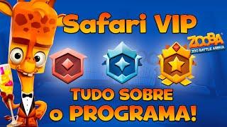 PRÊMIOS GRÁTIS E MUITO MAIS! TUDO SOBRE O SAFARI VIP | ZOOBA: Jogo de Batalha Animal