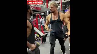 Prank Gym Attitude Motivation  American Bodybuilders Video Shariq Fitness 2021 #gym #shorts #viral