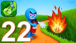 Backyard Master - Gameplay Walkthrough Part 22 - Grass Makeover Trim Backyard (iOS, Android)
