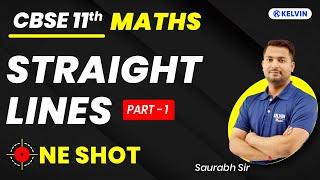 Straight Lines Class 11 | One Shot Part-1 | JEE 2023 | KELVIN