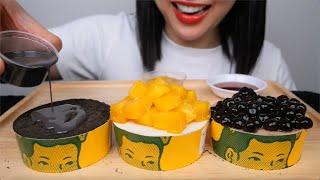 THAI PUDDING DESSERT THREE WAYS (ASMR SOFT EATING SOUNDS) LIGHT WHISPERS | SAS-ASMR