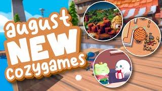 Must-see Cozy Games Dropping In August! ️ (PC, Switch + Console)