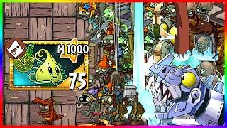 Turkey Pult Mastery 1000 in Every ZOMBOSS Battle - Plants vs Zombies 2 Epic Hack