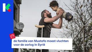 Mustafa (4) en zijn papa zijn altijd samen