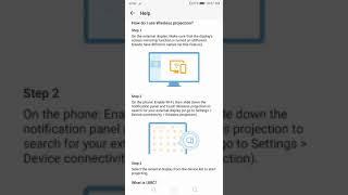 Honor Wireless Projection Setting