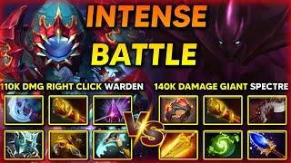 INTENSE LATE GAME BATTLE | 110K DMG GLOBAL RIGHT CLICK ARC WARDEN VS. 140K DMG GIANT HAUNT SPECTRE