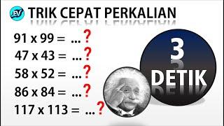 TRIK CEPAT PERKALIAN 2 DIGIT 3 DETIK - Tidak Diajarkan di Sekolah?