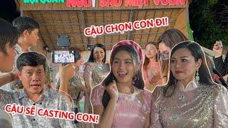 Hà Tiên cực dễ thương bị mẹ Ngọc Huyền và cậu Khương Dừa doạ không cho đóng phim Sầu Riêng nếu…