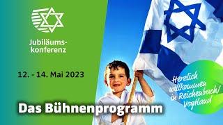 Mitglieder von "Beit Sar Shalom" singen "Schma Israel" zur Eröffnung der Jubiläumskonferenz  2023