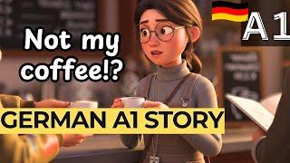 Learn German With a Fun Café Story for Beginners! ABSOLUTE A1
