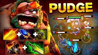 ПУДЖ СЖИГАЕТ ВРАГОВ с ИМБА БИЛДОМ (no joke) 7.31 dota 2 pudge