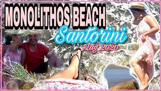 2nd DAY IN SANTORINI /A VISIT IN MONOLITHOS BEACH / BLACK SAND BEACH / GREEK-FILIPINA COUPLE
