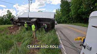 BOX TRUCK CRASH & ROLL!!!