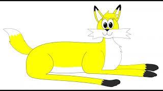 Tina The Yellow Female Fox made by Jacob Dolman