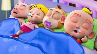 Ten in the Bed | Monkey, Elephant, Rabbit, Bear, Pig Animals Sound Song | Nursery Rhymes