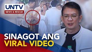 Senate Pres. Escudero, sinagot ang nag-viral na video sa ‘wine issue’ kasama si FL Liza Marcos