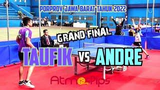 TAUFIK (Kab. Subang) vs ANDRE (Kab. Ciamis)  FINAL Porprov Jawa Barat 2022