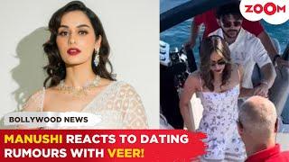 Manushi Chhillar finally BREAKS SILENCE on DATING rumours with Veer Pahariya: 'He's Lovely...'