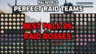 Palworld: Perfect Raid Pals | Bellanoir Libero & Blazamut Ryu (Ultra) | All Skills - Default Damage