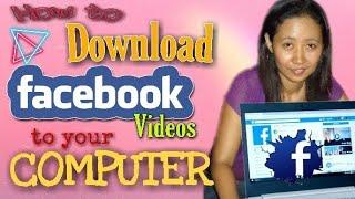 How to Download Facebook Videos to Your Computer Using Chrome (Tagalog)