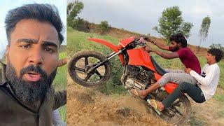 Testing modified dirt bike  Daku Rx100