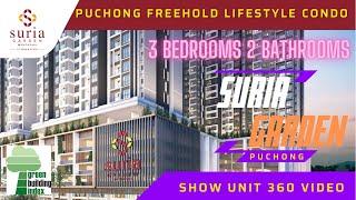 SURIA GARDEN @ PUCHONG | FREEHOLD 3 BEDROOMS CONDO | SHOW UNIT 360 VIDEO | ALAN 013-6972868