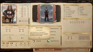 Pathfinder Kingmaker - Character Creation