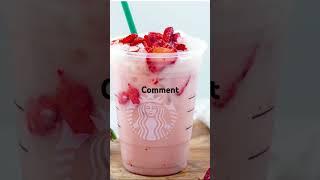 Pick your favorite Starbucks drink @starbucks