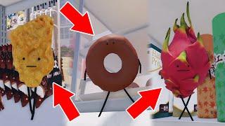 Hide and seek with Chicken Nugget, Chocolate Doughnut, Dragon Fruit in Secret Staycation [Roblox]