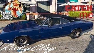 GTA-V.RiskyClay,We run from the law In a blue1969 Dodge Charger(CATCH ME)