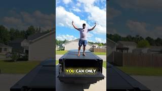 You can only do THIS with a REAL TRUCK! CYBERTRUCK!  #cybertruck