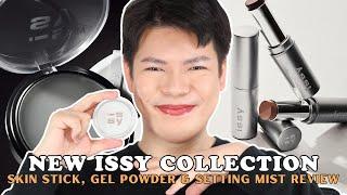 NEW LOCAL SKIN TINT! ISSY SKIN SKIN STICK, GEL POWDER AND SETTING SPRAY REVIEW, SWATCHES & WEAR TEST