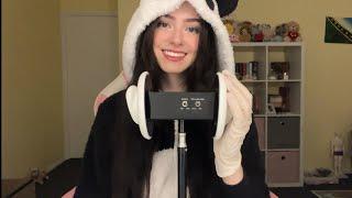 ASMR 3dio ear massage  (lotion, latex gloves, baby wipes)