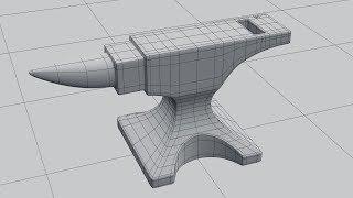 Моделирование наковальни в Blender