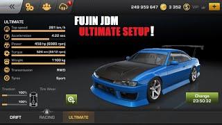 Fujin JDM Ultimate Setup + Test Drive + My Game Settings - CarX Drift Racing