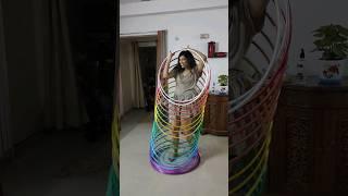 Hula Hoop Girl | Hoop Slinky|Makeba song|richa bhatia#shorts