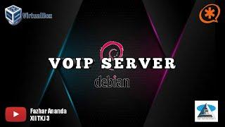 Install VoIP Server on Linux Debian 9 Server, With Asterisk and Mikrotik.