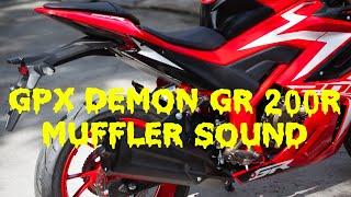 GPX DEMON GR 200R MUFFLER SOUND