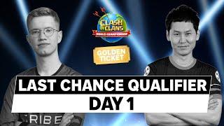 World Championship: Last Chance Qualifier | Day 1 | #ClashWorlds | Clash of Clans